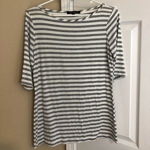 Green Envelope Striped Shirt Women’s L